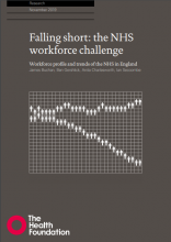Falling short: the NHS workforce challenge: Workforce profile and trends of the NHS in England